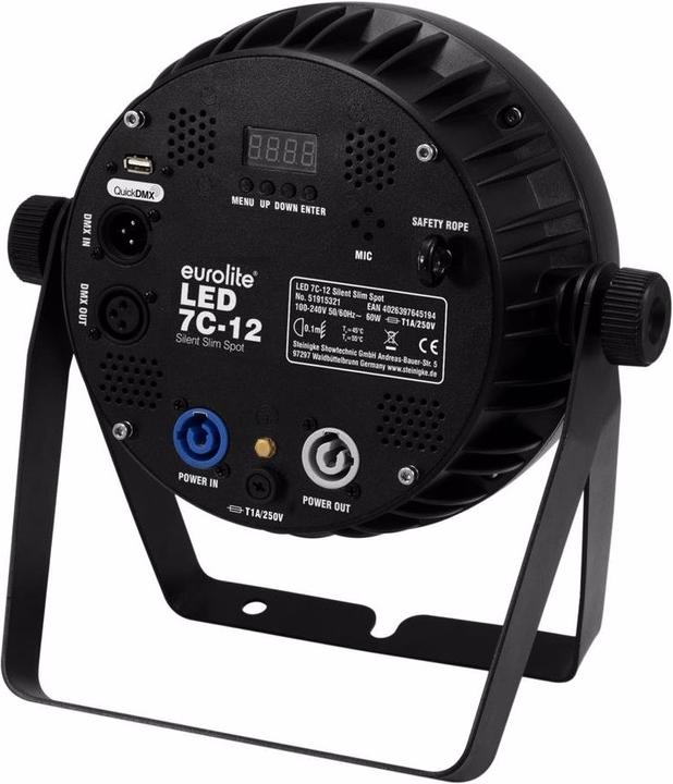 Productafbeelding Eurolite LED 7C-12 Silent Slim Spot (LED)
