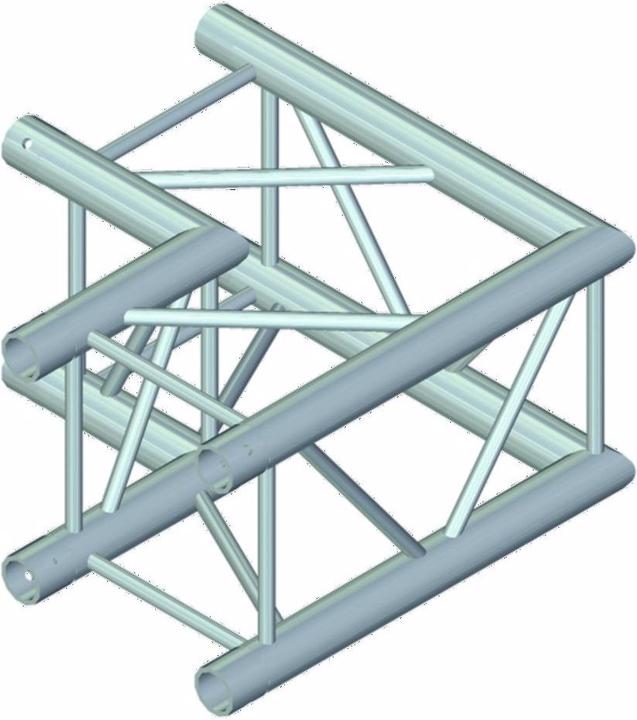 Actual product image Alutruss QUADLOCK QL-ET34 C-21 2-way 90° corner