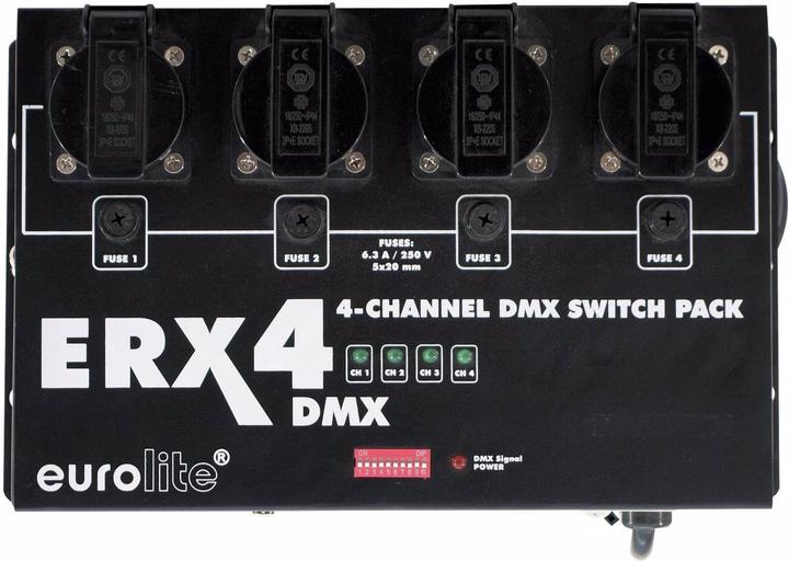 Actual product image Eurolite ERX-4 DMX Switchpack