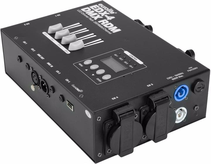 Actual product image Eurolite EDX-4 DMX RDM LED Dimmer Pack