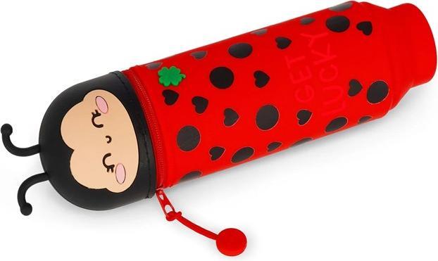 Produktbild Legami Federmäppchen 2-in-1-aus Silikon Ladybug „Get Lucky“