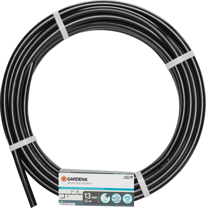 Image du produit Gardena Pose d'un tuyau de (1/2"x 15m) (Tuyau d'égouttage + tube d'égouttage)