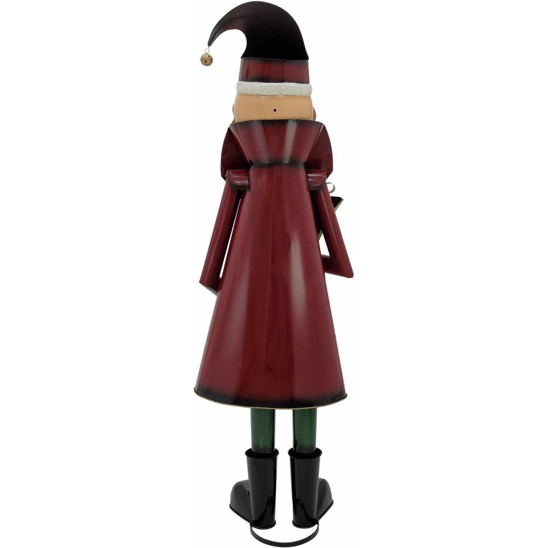 Europalms, Weihnachtsdeko, Nikolaus, Metall, 195cm, rot