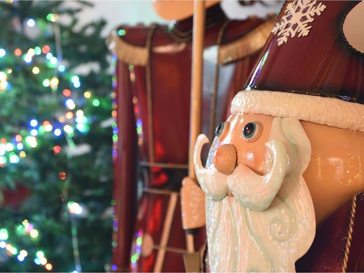 Productafbeelding Europalms Kerstman, metaal, 195cm, rood