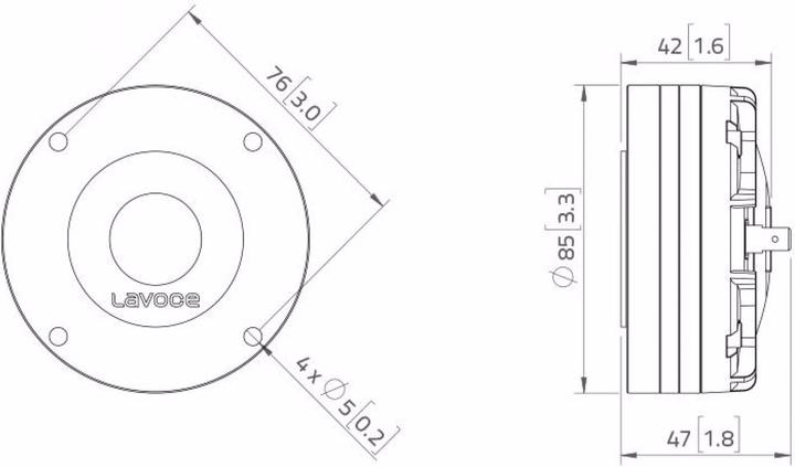 Produktbild Lavoce DN10.17 1" Kompressionstreiber, Neodym