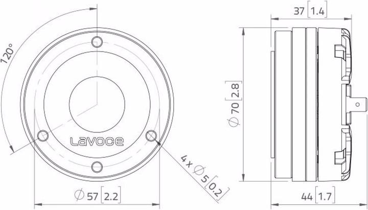 Produktbild Lavoce DN10.14 1" Kompressionstreiber, Neodym