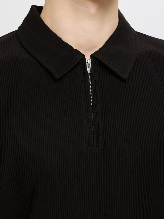 Immagine prodotto Selected Polo con mezza zip a pieghe (S)