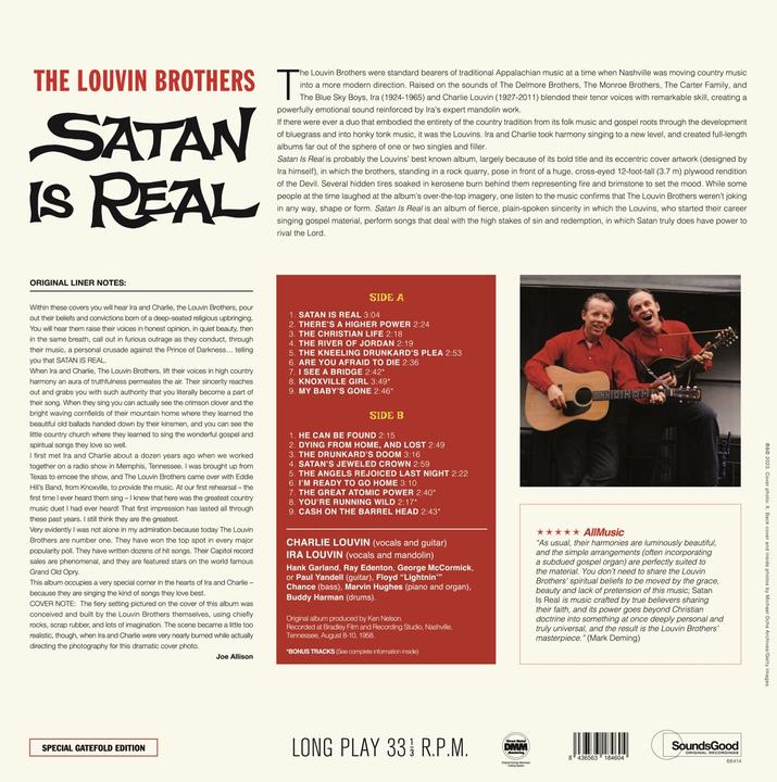 Produktbild Satan Is Real (The Louvin Brothers)