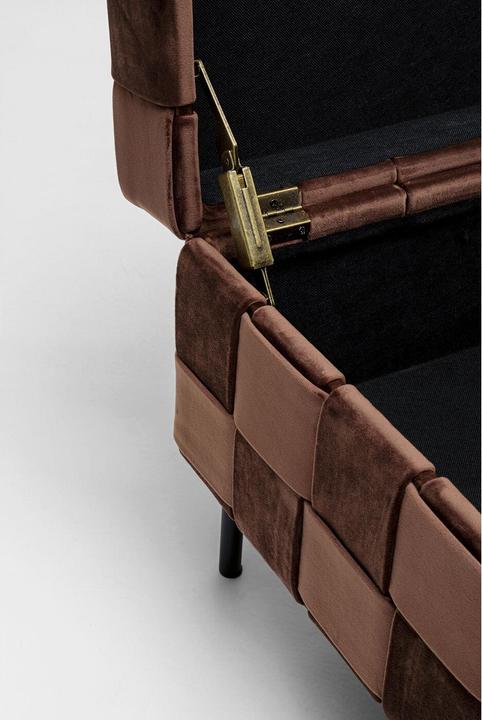Image du produit Kare Design Truhenbank Weave Mocca 121cm