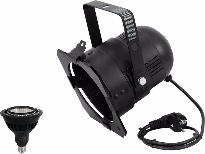Image du produit Eurolite Set PAR-38 Spot sw + PAR-38 230V COB 18W E-27 LED 1800-3000k dim2warm (LED)