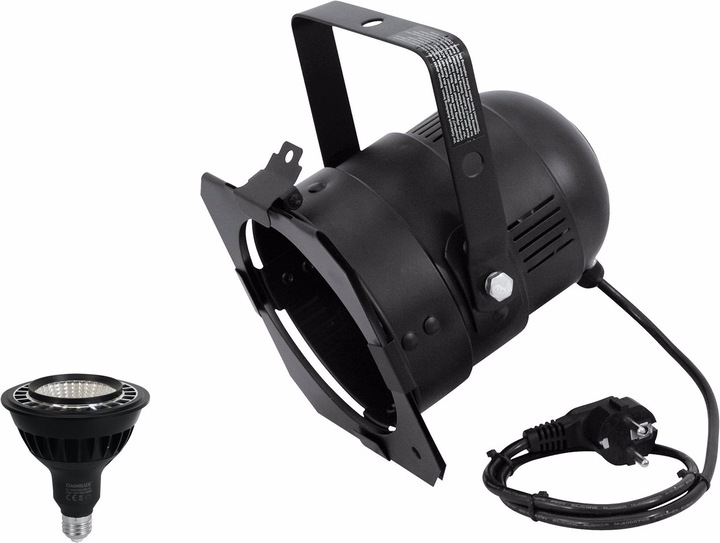 Produktbild Eurolite Set PAR-38 Spot sw + PAR-38 230V COB 18W E-27 LED 1800-3000k dim2warm (LED)