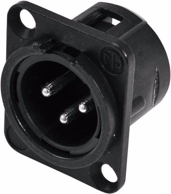 Produktbild Neutrik XLR Einbaustecker 3pol NC3MDL-1-BAG