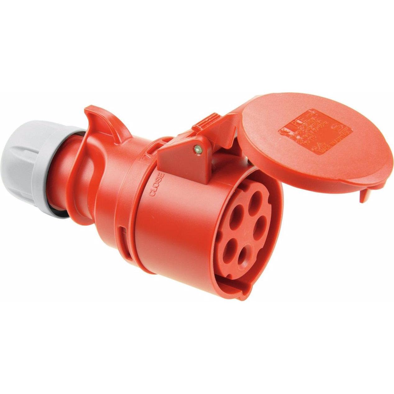 PCE, Spina + Connettore, CEE accoppiamento 16A 5pol rt (CEE 16/5)