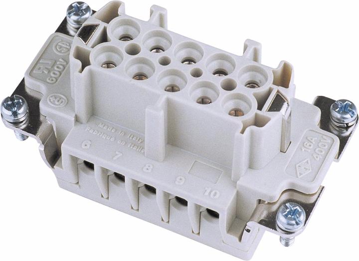 Image du produit ILME Insert de prise 10 pôles 16A, borne à visser