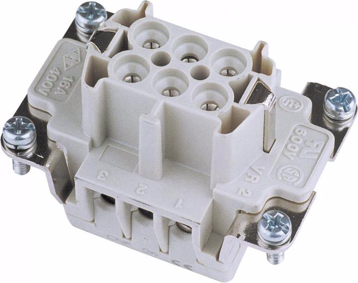 Immagine prodotto ILME Inserto presa 6-pin 16A, terminale a vite