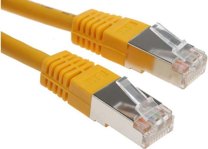 Produktbild RS PRO Patchkabel Kat.6 S/FTP gelb 5m (S/FTP, CAT6, 5 m)