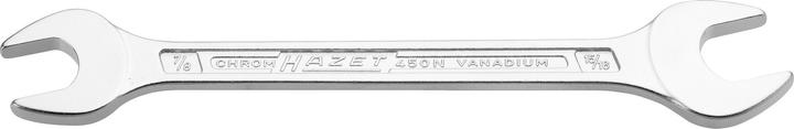 Actual product image HAZET Double open-end wrench 450NA-7/8X15/16VKH ∙ Outside hexagon profile ∙ 7⁄8 x 15⁄16 ″ (7/8", 15/16")
