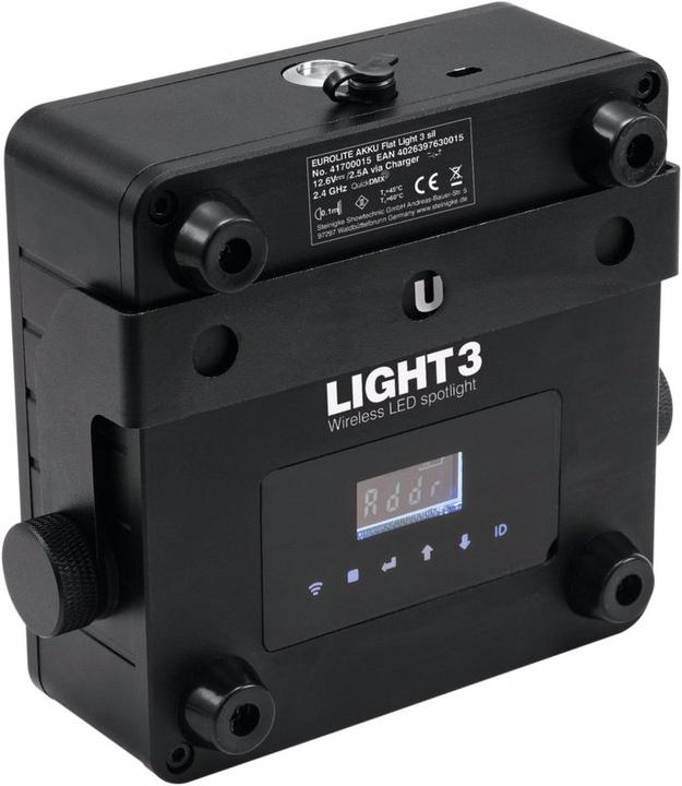 Produktbild Eurolite AKKU Flat Light 3 sw (8 W, LED)