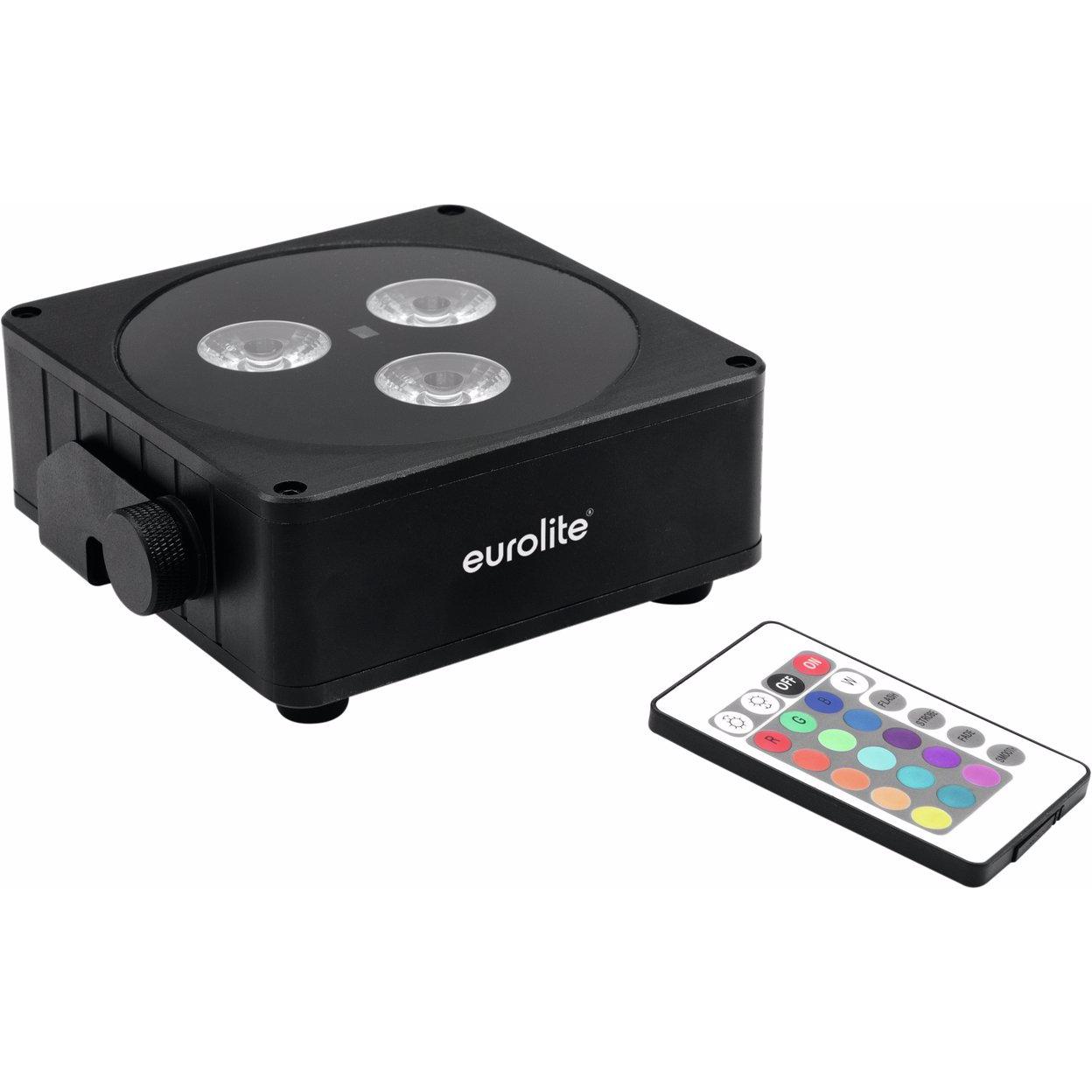Eurolite ACCU Luce piatta 3 sw (8 W, LED), Faro