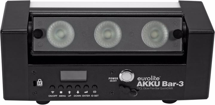 Image du produit Eurolite AKKU Bar-3 Glow QCL Flex QuickDMX (8 W)
