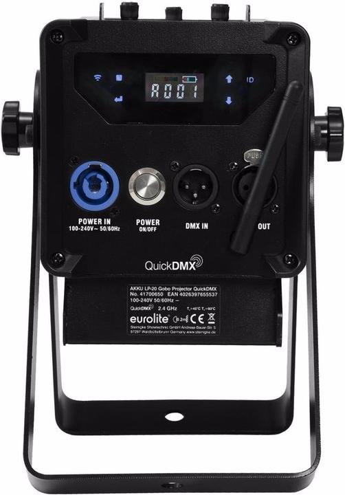 Produktbild Eurolite AKKU LP-20 Gobo Projektor QuickDMX
