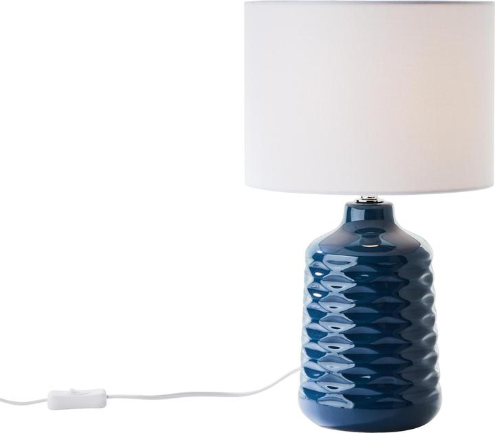 Produktbild Brilliant Ilysa Tischleuchte 42cm blau/weiss (E14)