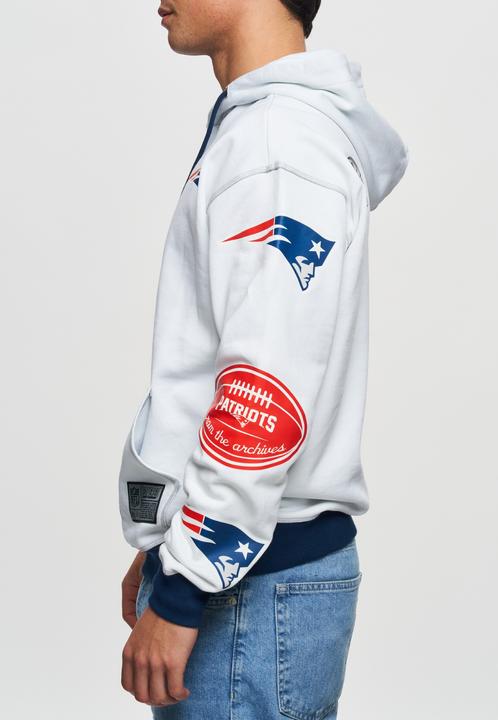 Immagine prodotto Recovered Felpa con cappuccio in pile Re:covered - INK DYE New England Patriots - 3XL (3XL)