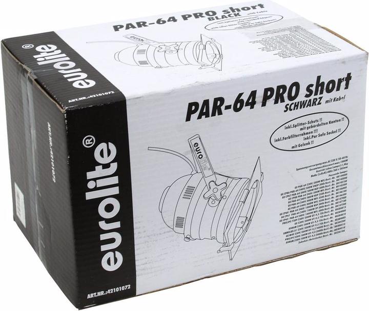 Produktbild Eurolite PAR-64 Spot Short sw
