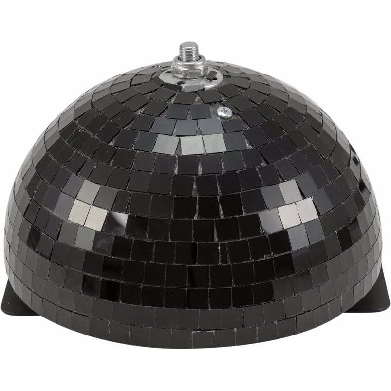 Eurolite Spiegel-Halbkugel 20cm schwarz motorisiert, Spiegelkugel, Schwarz