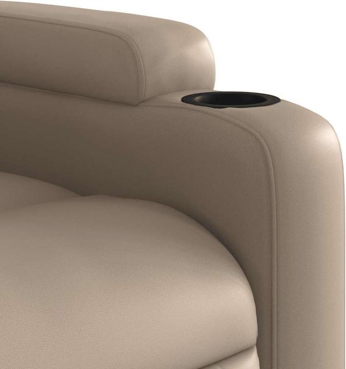 Produktbild vidaXL Massagesessel Cappuccino-Braun Kunstleder,Farbe