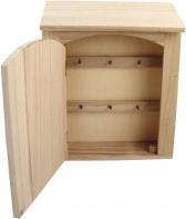 Rayher Crédit en bois de boîte à clés FSC Mix (18 x 5 x 22 cm)