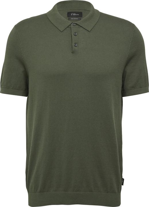 Produktbild s.Oliver Strickpullover Weiches Strick-Poloshirt aus Baumwoll-Seidenmix (XL)