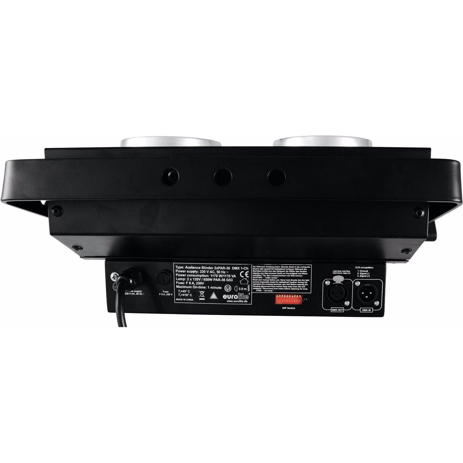 Thumbnail - Eurolite Audience Blinder 2xPAR-36 DMX sw, Scheinwerfer, Schwarz