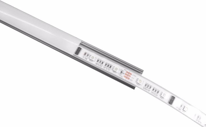 Productafbeelding Eurolite U-profiel 20mm voor LED-strip zilver 2m (200 cm)