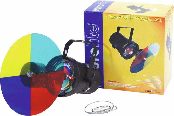 Produktbild Eurolite Farbwechslerset + PAR-36 Pinspot