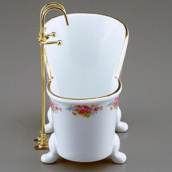 Image du produit Reutter 001.772/0 - Baignoire sabot "Dresdner Rose", miniature