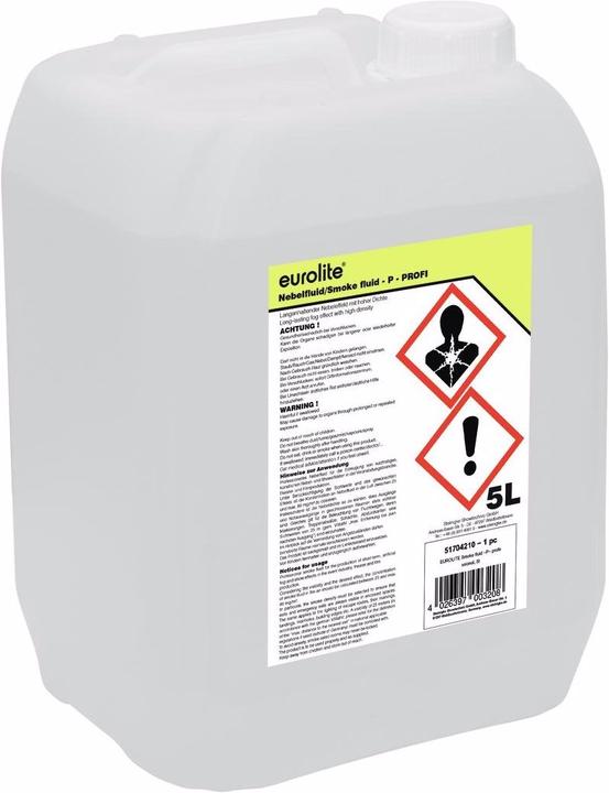 Eurolite Fluido per fumo -P- Profi, 5l Fluido per nebbia (Liquido nebulizzato)