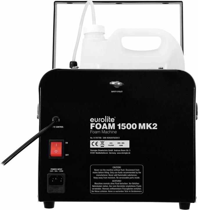 Image du produit Eurolite Foam 1500 MK2 Machine à mousse