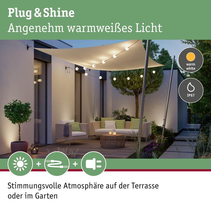 Produktbild Paulmann Outdoor Plug & Shine Lichterkette Naima (0.10 m)
