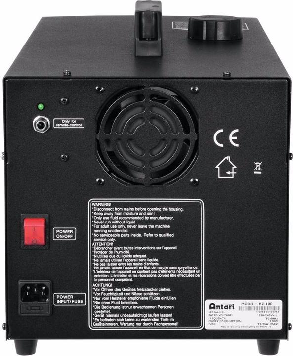 Actual product image Antari HZ-100 Hazer