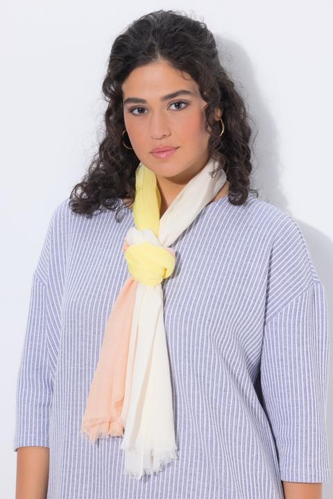 Immagine prodotto Ulla Popken Sciarpa con gradiente di colore e orli sfrangiati