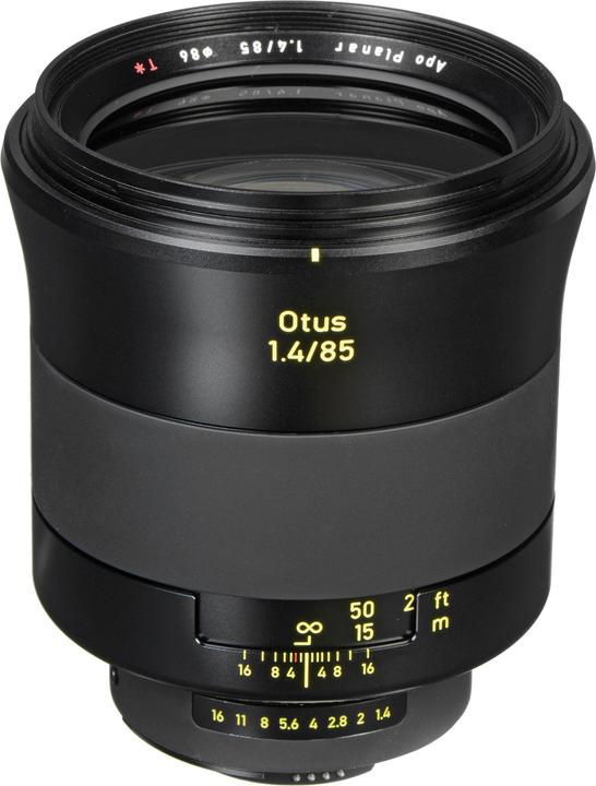 Image du produit Zeiss Objectif Otus T 85mm, f/1.4, Canon (Canon EF, Plein format)