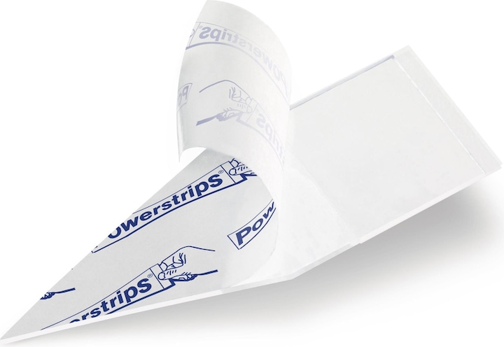 Produktbild tesa Powerstrips für Glas, transparente Klebestreifen