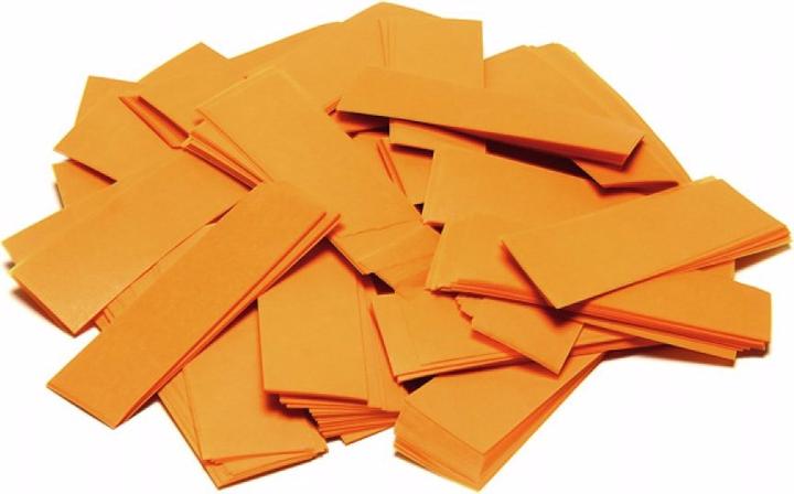 Produktbild TCM Slowfall Konfetti rechteckig 55x18mm, orange, 1kg