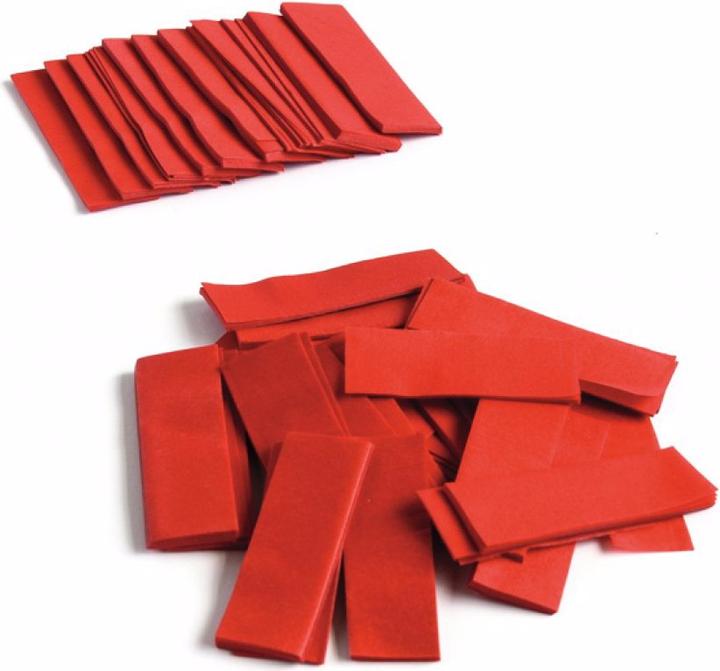 Produktbild TCM Slowfall Konfetti rechteckig 55x18mm, rot, 1kg