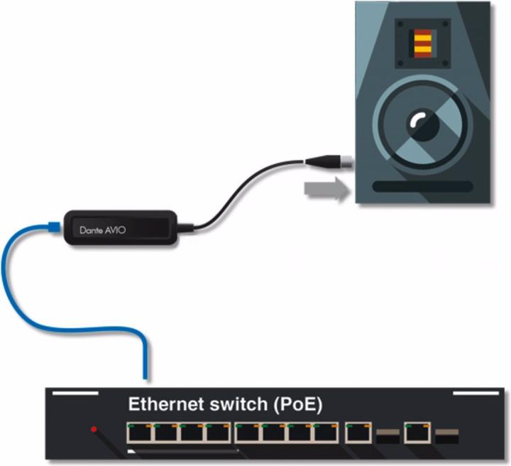 Immagine prodotto Org.makers Adattatore di uscita analogica Dante Avio, mono (Convertitore audio)
