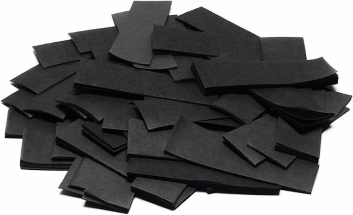 Produktbild TCM Slowfall Konfetti rechteckig 55x18mm, schwarz, 1kg