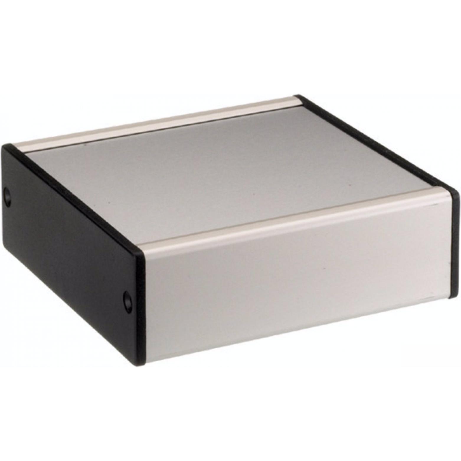 Monacor Alu-ABS-Box 103 x 36,5 x 107 mm (Gehäuse), Elektronikzubehör + Gehäuse, Schwarz