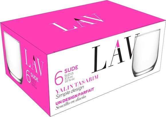 Actual product image LAV Sude whisky glasses (0.32 l, 6x)