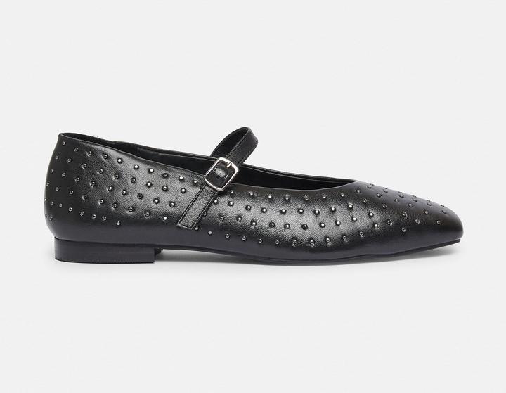 Image du produit Comma Pantoletten Leder-Ballerinas mit Nieten (36)